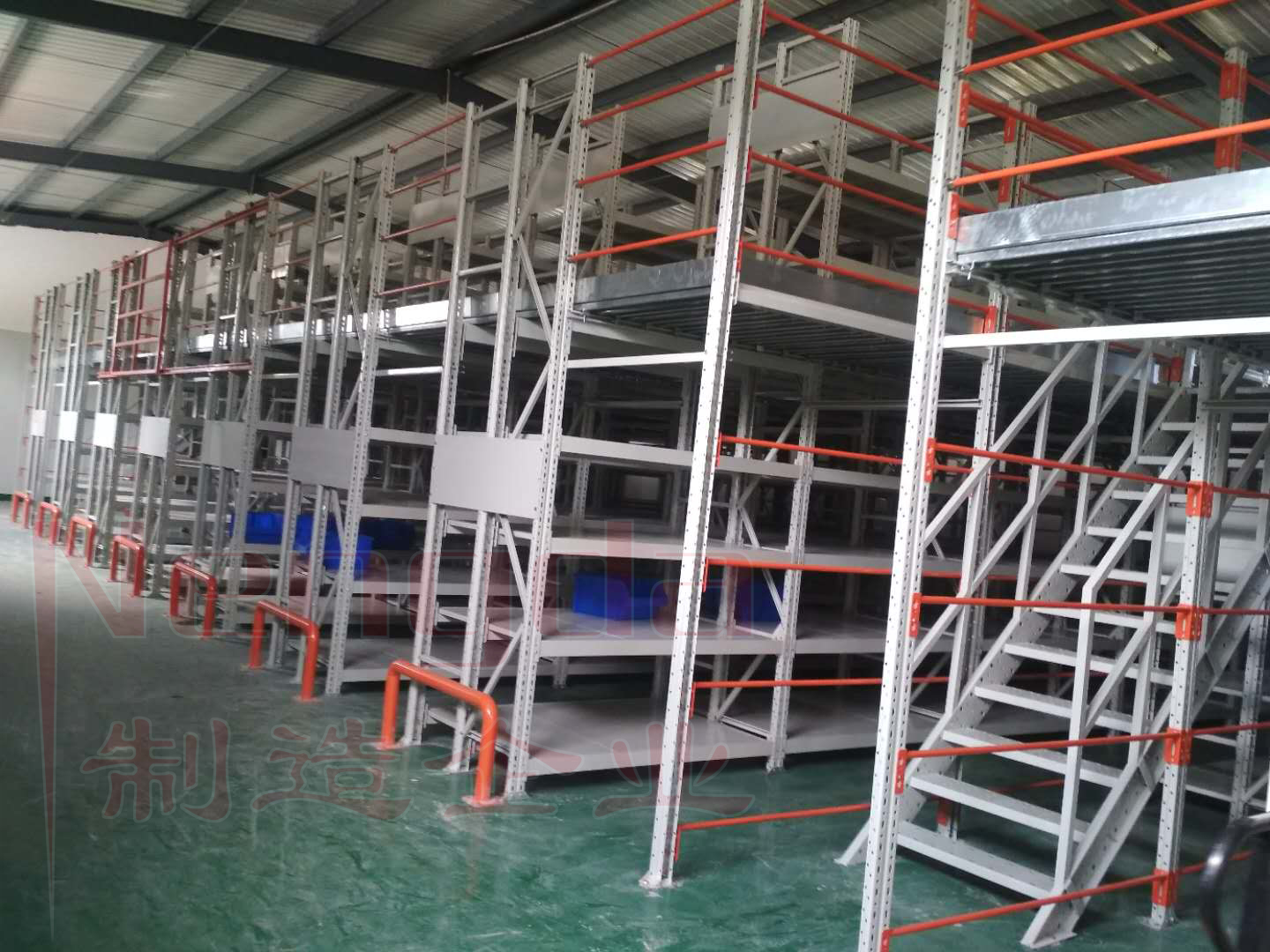 两层阁楼式货架